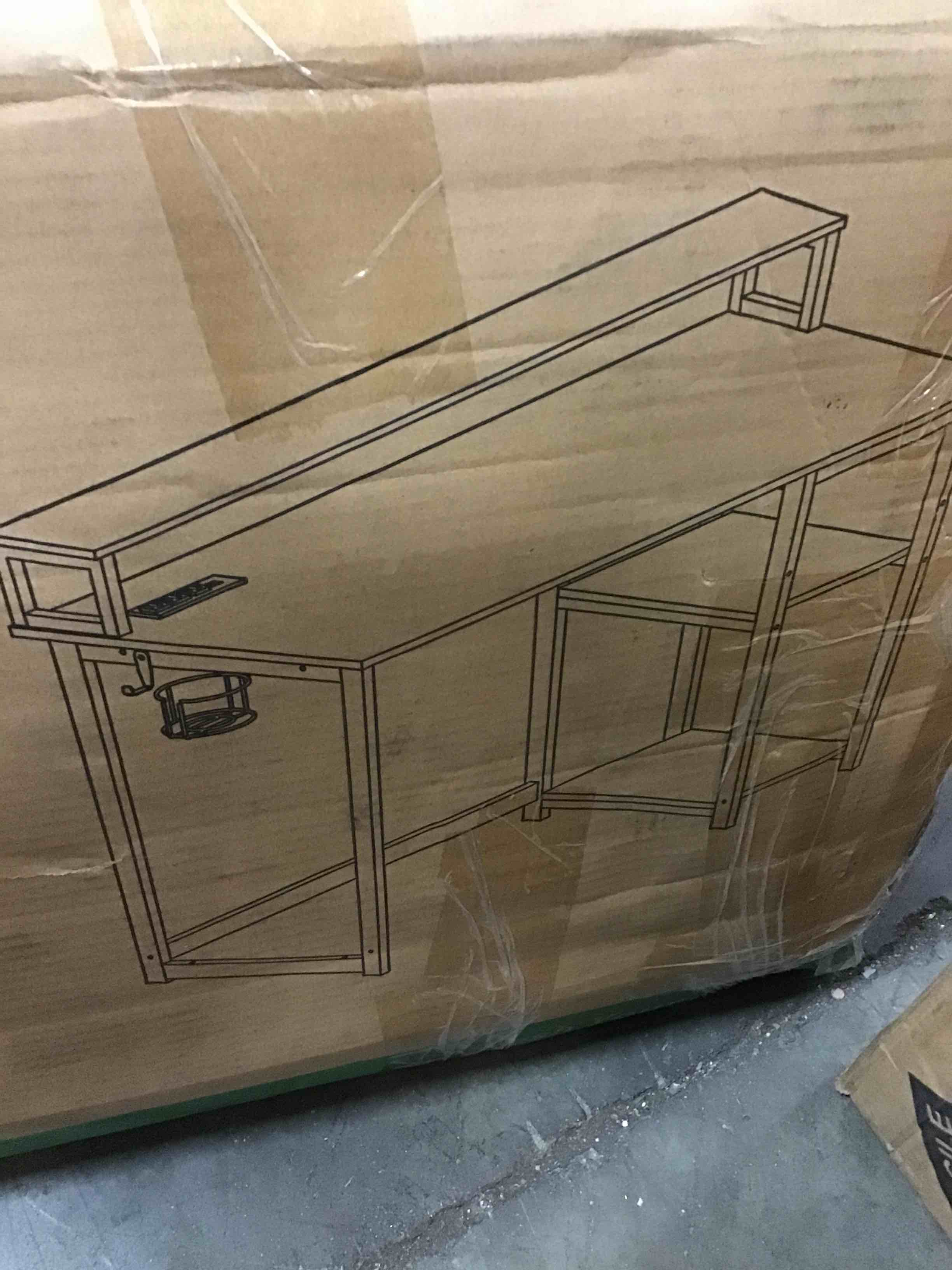 Computer Desk Vando -S-SH- BK-SY