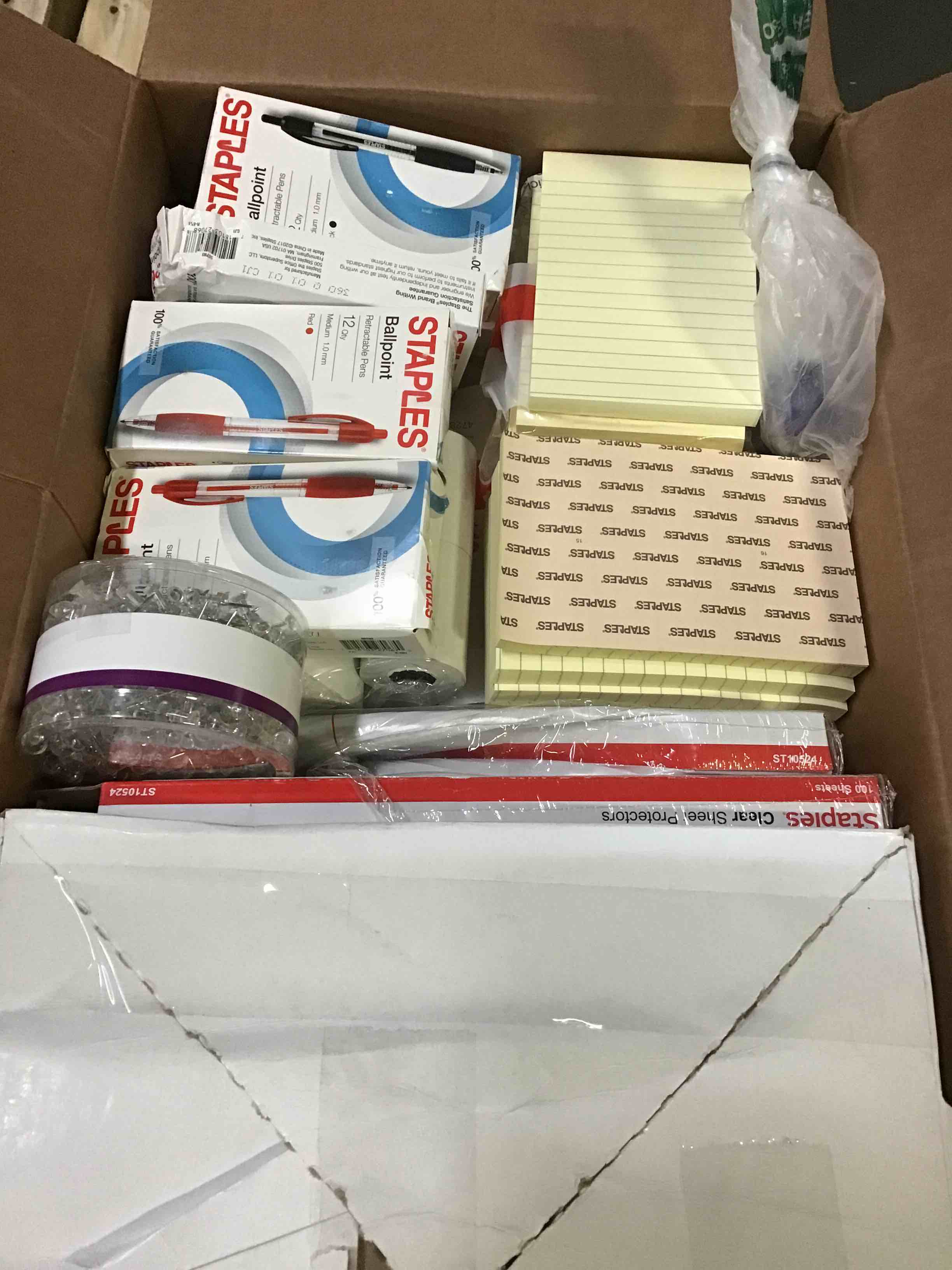 Assorted Staples Brand Office Supplies