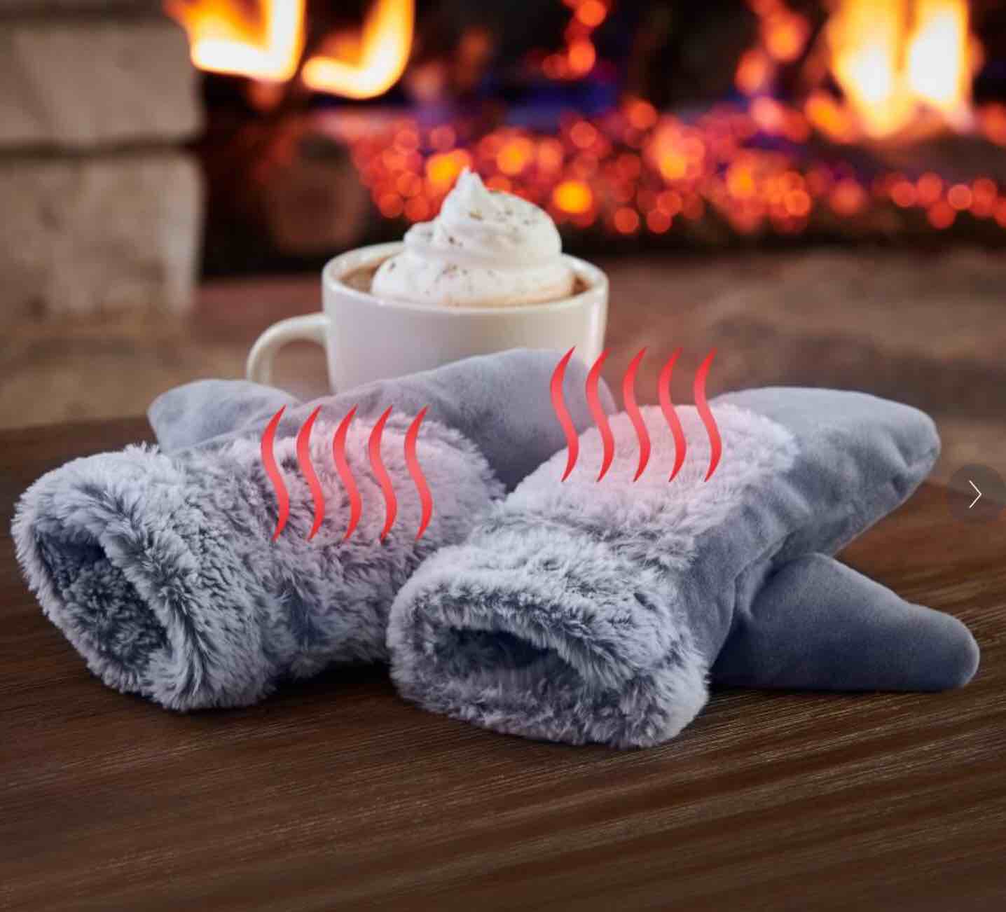 The Heated Sherpa Lined Mittens