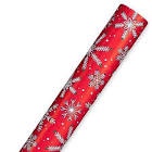 American Greetings 175 sq. ft. Red Christmas Wrapping Paper Candy Cane Stripe...