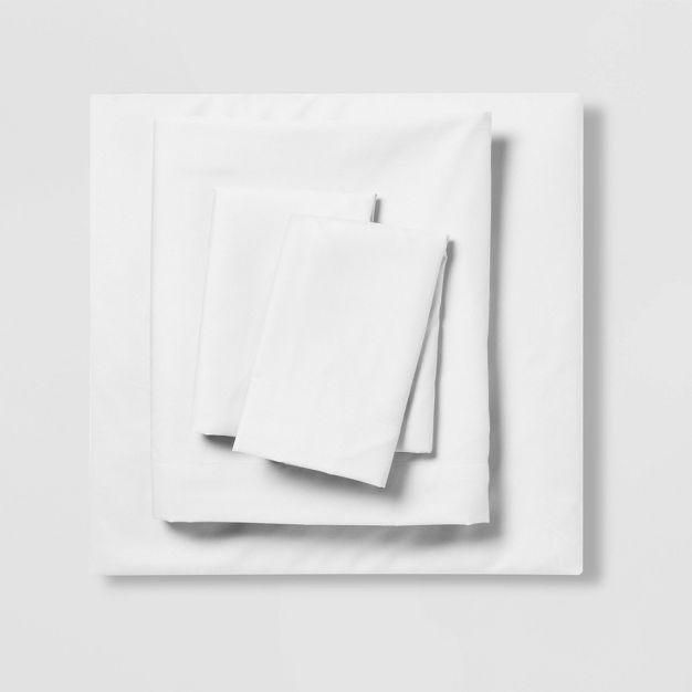 Microfiber Sheet Set White (Queen) Room Essentials