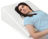 Bed Wedge Pillow Cooling Memory Foam Top –8" 24" 24" Elevated Support Cushion, Wedge Pillows for Sleeping, Lower Back Pain, Acid Reflux, Heartburn, Allergies, Snoring, Legs –Removable Washable Cover