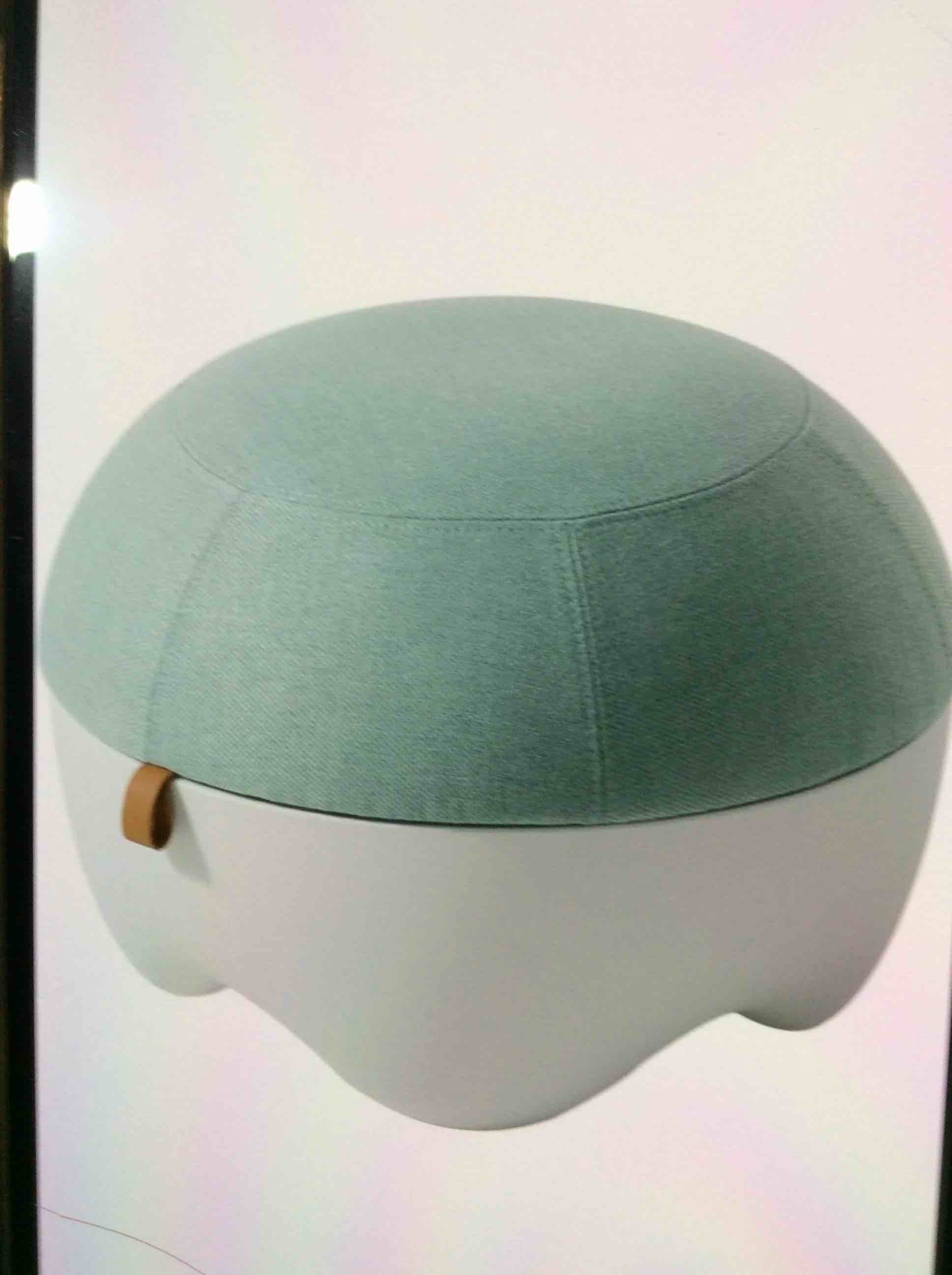 stairway vanity chair for Makeup room Upholstered Rounds rest foot stool