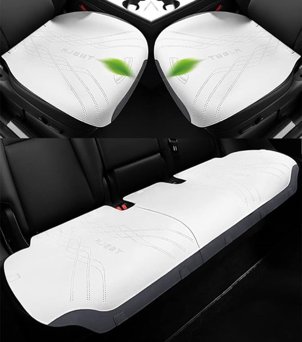 SANQUING3 piece car seat covers. white