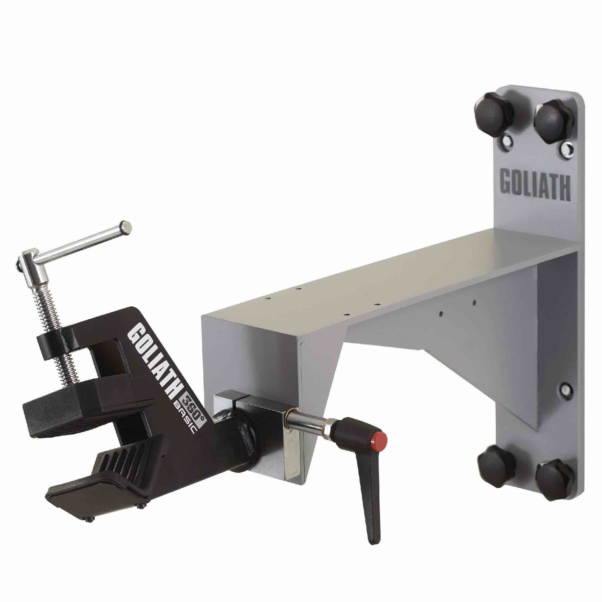 WOOPY Goliath G-Wall Bike Mount, Fixed Height, Bicycle Repair Mount, Removable, Bicycle Maintenance, Outdoor or Indoor Use, Maximum Load 60 kg