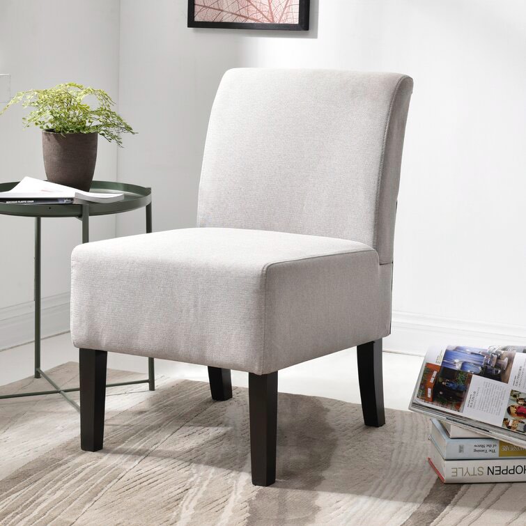 Swinton 58.42Cm Wide Polyester Slipper Chair