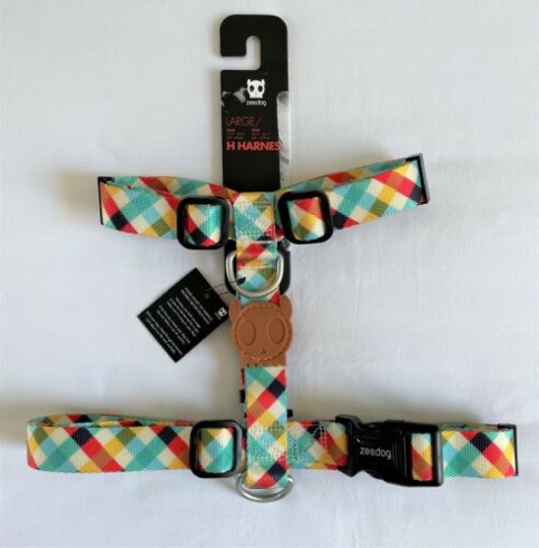 Zeedog Large Dog H Harness Colorful with Tag SHIP