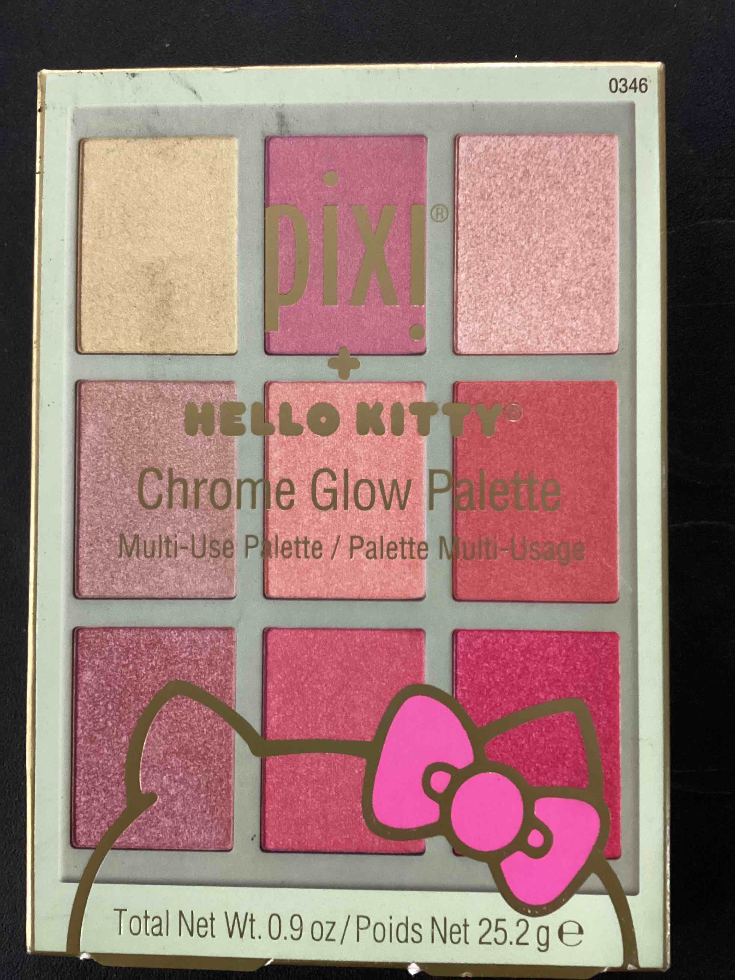 Pixi + Hello Kitty Chrome Glow Palette - 0.9oz (only one)
