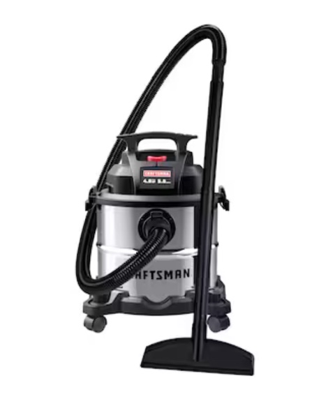 CRAFTSMAN 5-Gallons 4-HP Corded Wet/Dry Shop Vacuum with Accessories Included