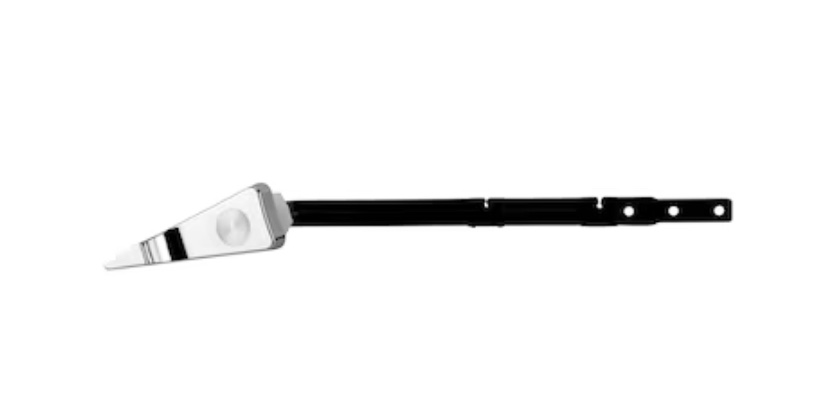 RELIABILT 4-in/6-in/8-in cuttable Front/side/neo-angle Mount Chrome Universal Fit Handle with Lever