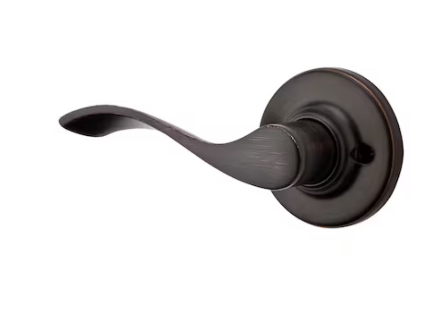 Kwikset Balboa Venetian Bronze Left-Hand ed Interior/Exterior Dummy Door Handle