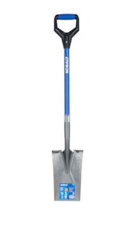 Kobalt 20.5-in Steel D-Handle Garden Spade