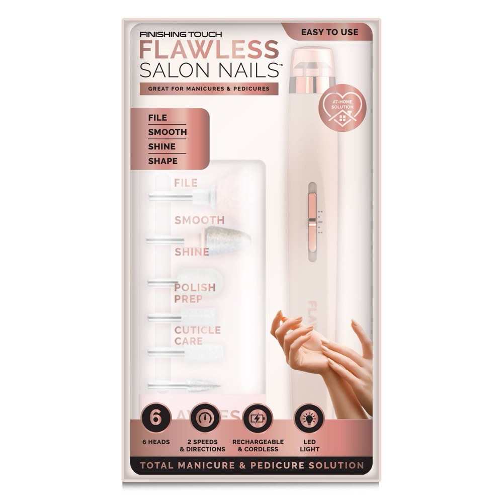 Flawless - FLAWLS FT NAILS 2/3PK/1CT - Rose