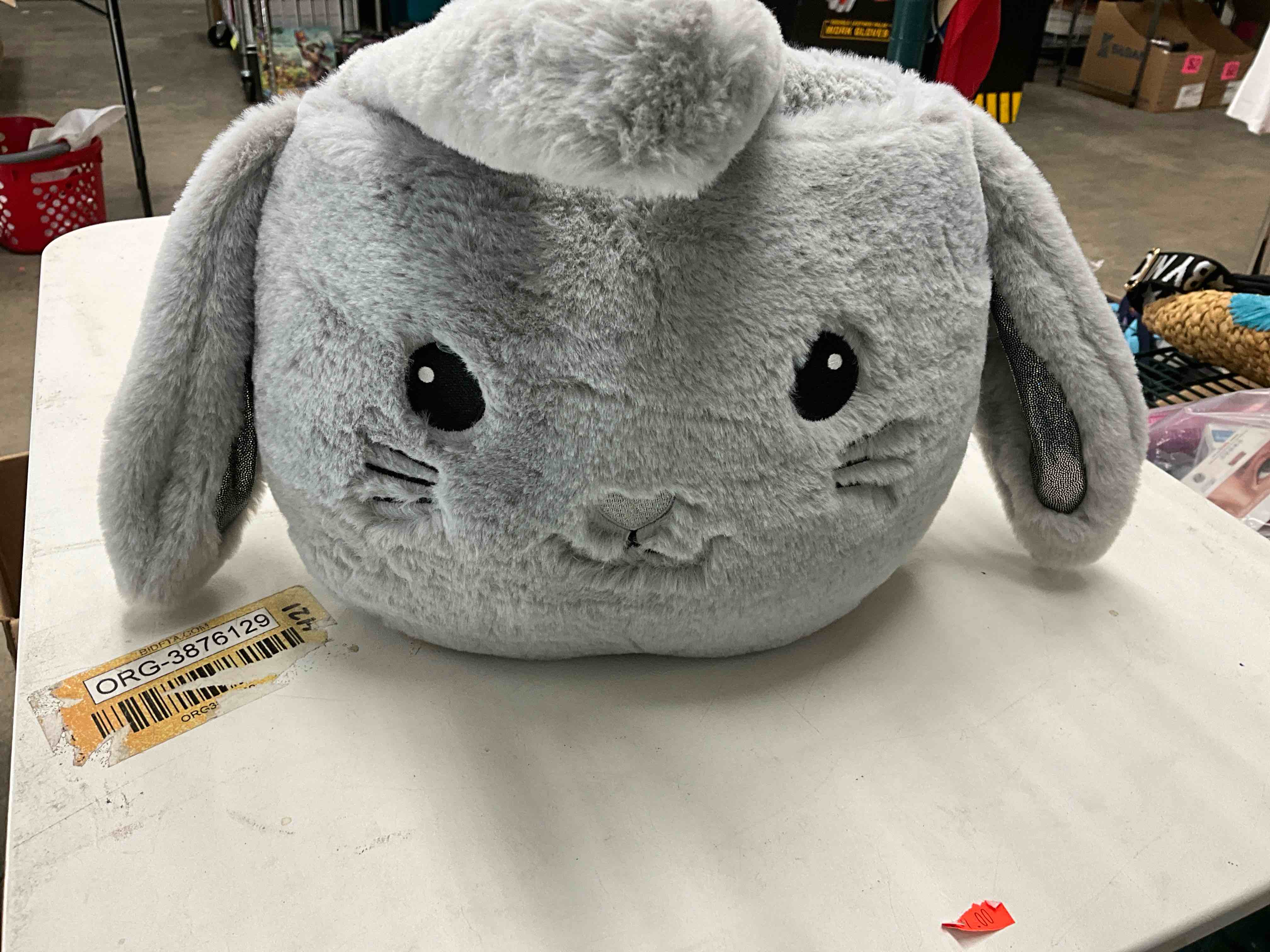 Plush Bunny Easter Basket