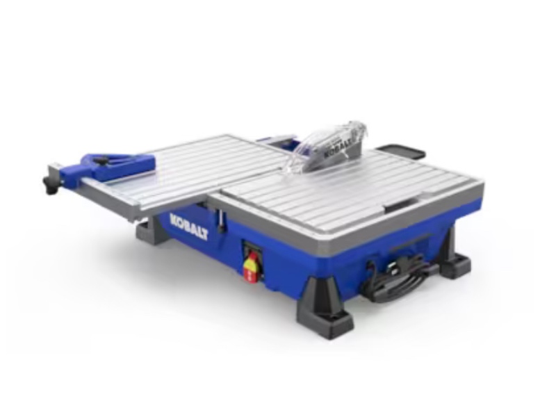 Kobalt 6-Amp 7-in-Blade Corded Wet Tabletop Sliding Table Tile Saw