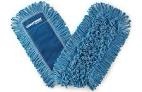 Coastwide Professional™ Looped-End Dust Mop Head, Cotton, 36" x 5", Blue (CW56760)
