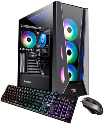 IBUYPOWER Gaming PC TraceMR2060 AMD Ryzen 5 5600X 3.7 GHz (4.6 GHz Max Turbo), AMD Radeon RX 6600 XT 8 GB, 16 GB 3000 MHz DDR4 RAM, 500 GB NVMe.