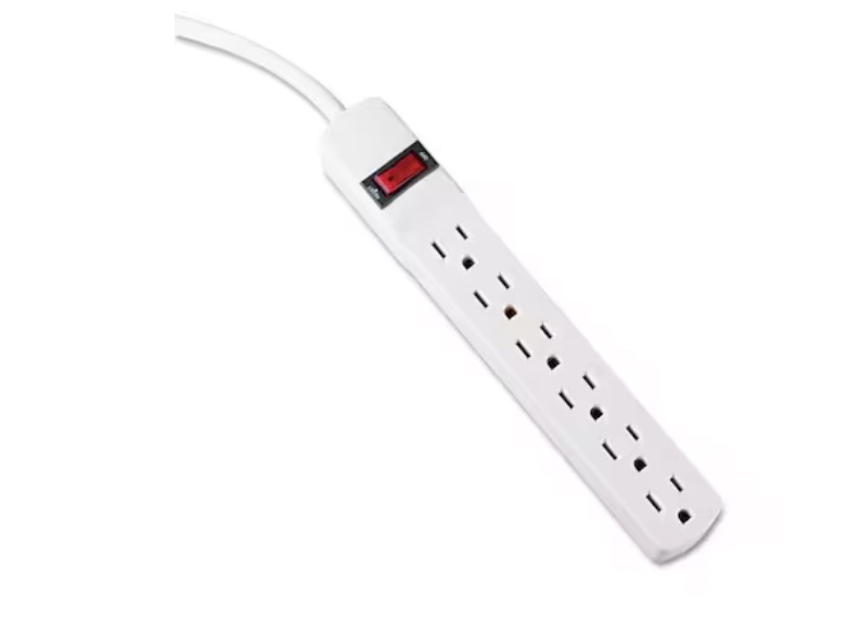 Innovera 15-ft 6-Outlet Indoor Off-white Power Strip