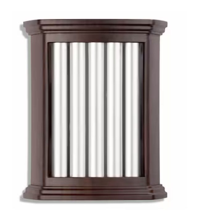 Style Selections Bronze Wired or Wireless Doorbell Chime