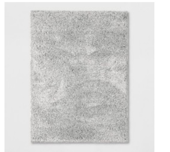 5'1"x6'9" Solid Eyelash Woven Shag Rug Cream - Project 62™