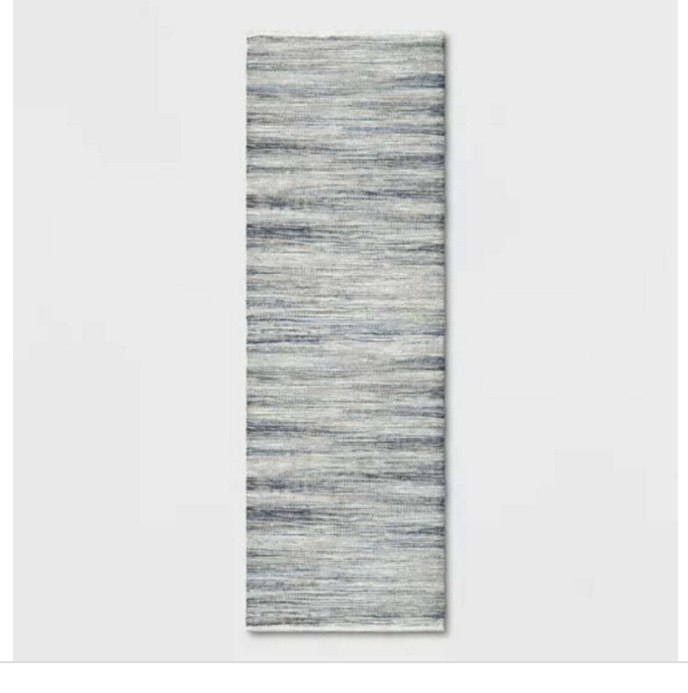 2'4"x7' Runner Woven Indigo - Threshold