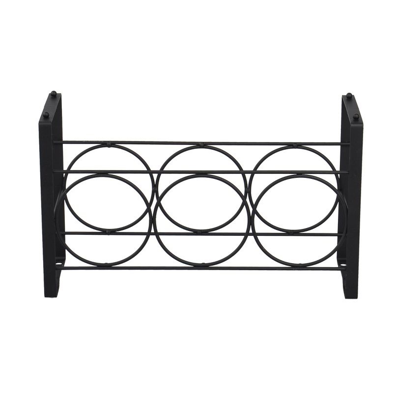  Iron Wine Rack Black - Bullseye's Playground™