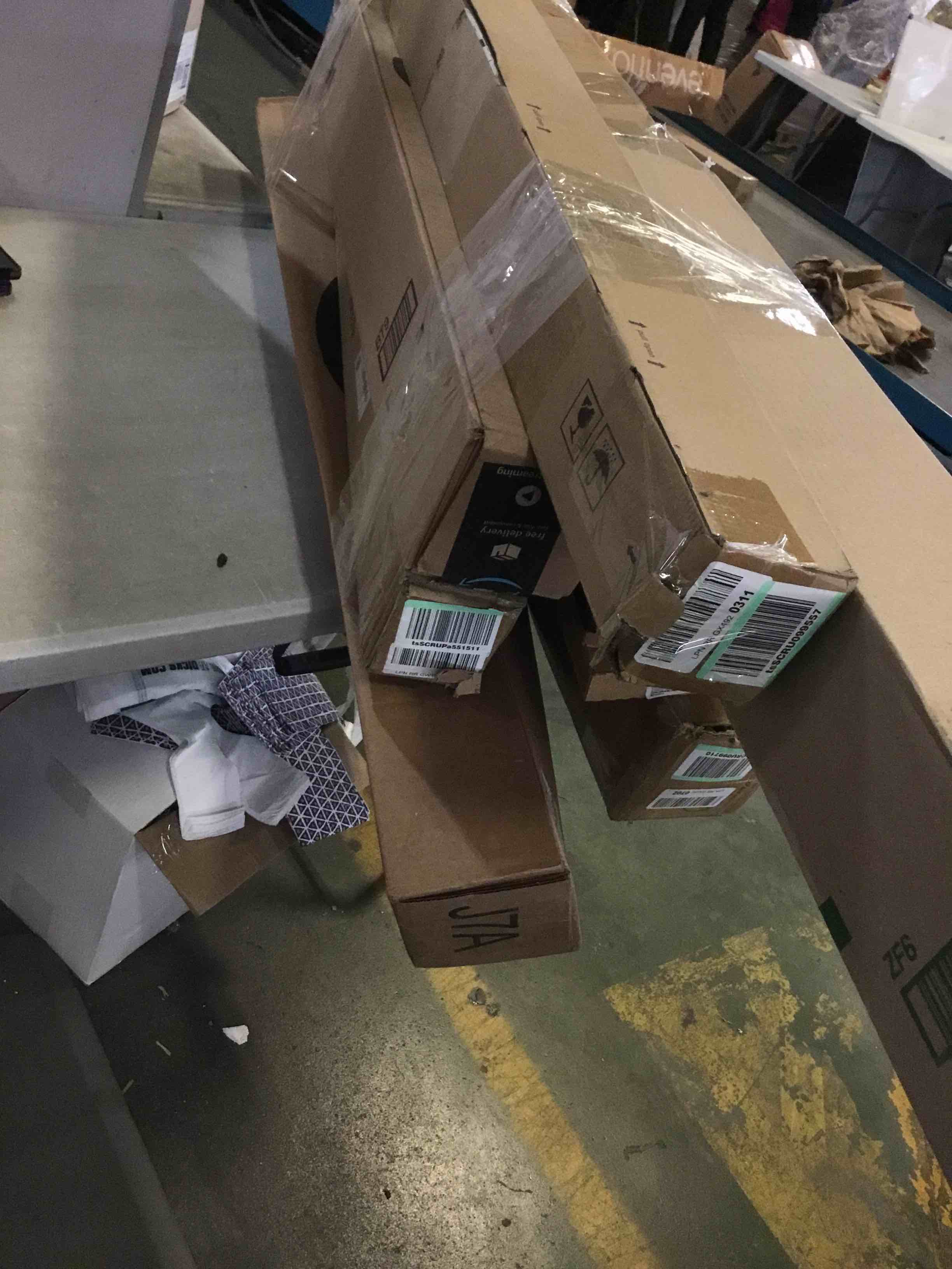 Assortment of Miscellaneous products (May Include cordless shade, curtain rods, retractable baby gate, Led universal linear lamp and more or other use)