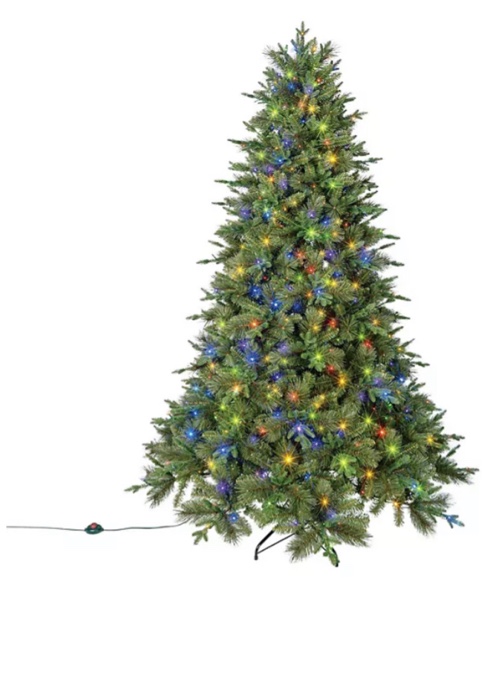 Member's Mark 7.5' 600 LED Pre-lit Spruce Pine Christmas Tree