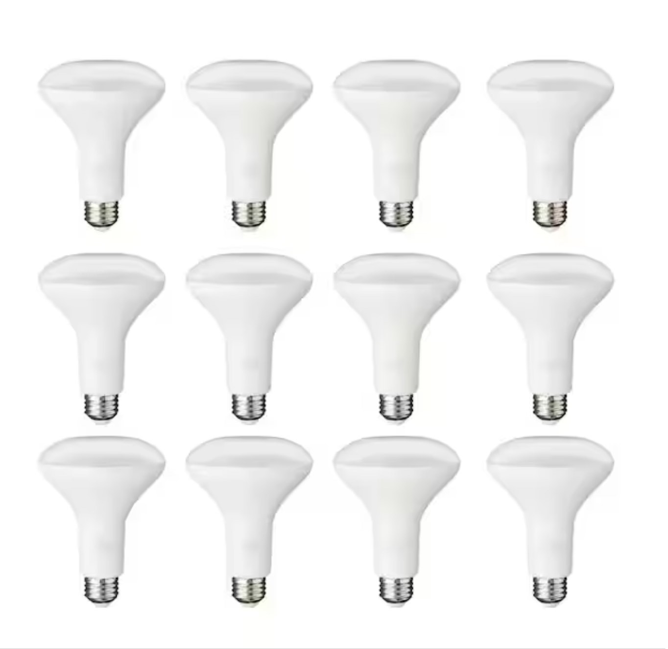 65-Watt Equivalent BR30 Dimmable Flood LED Light Bulb Soft White (12-Pack)