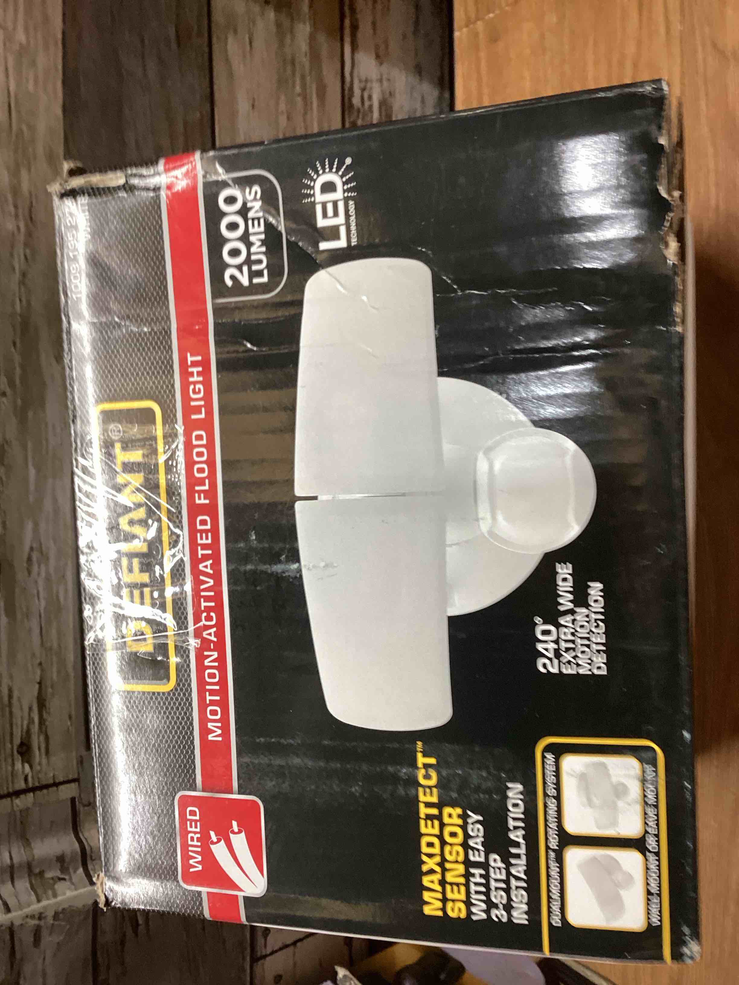Defiant MaxDetect 240Degree White Motion Activated Wired Outdoor 2