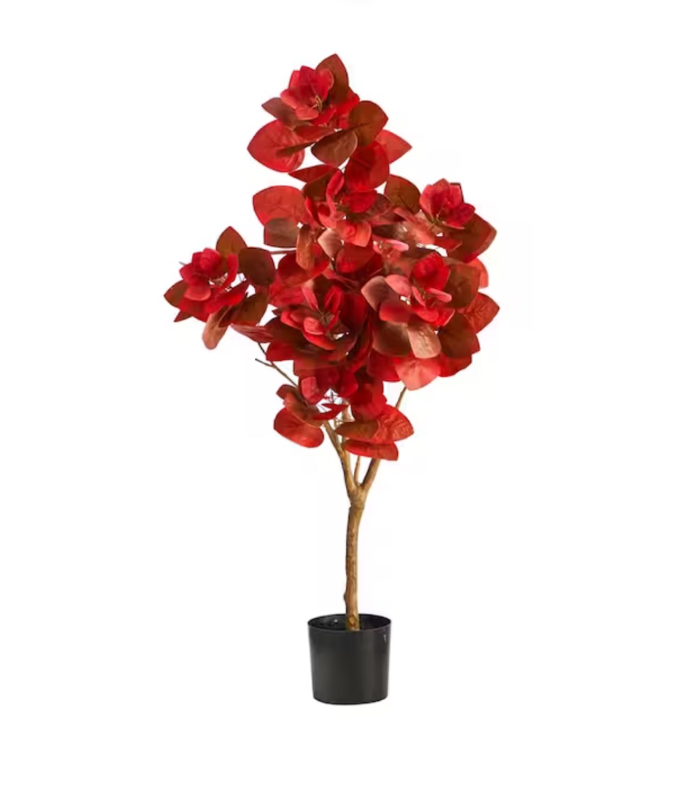 3 ft. Orange Autumn Pomegranate Artificial Tree