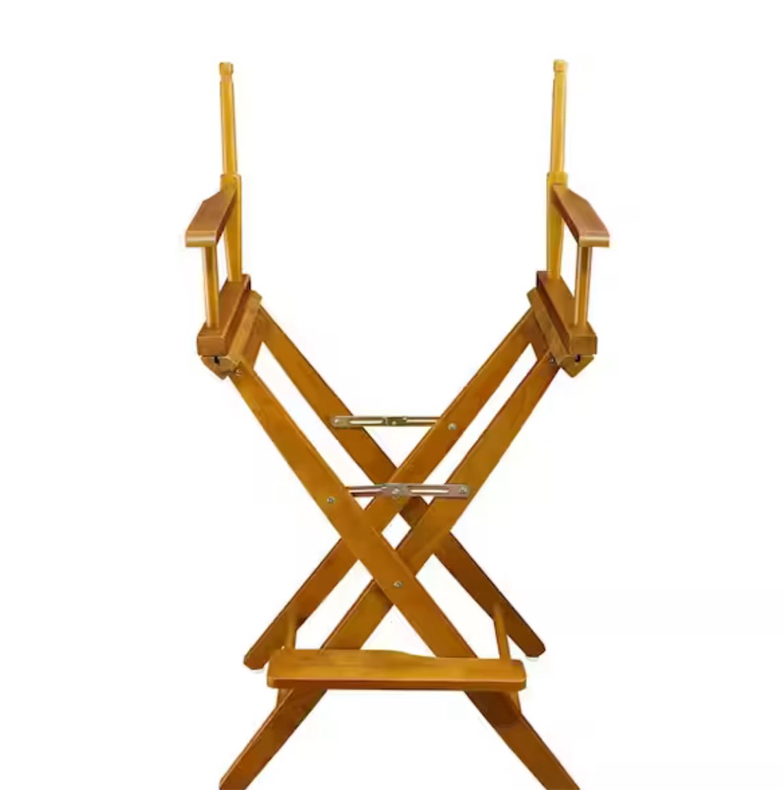 Casual Home 30 in. Director's Chair Honey Oak Solid Wood Frame