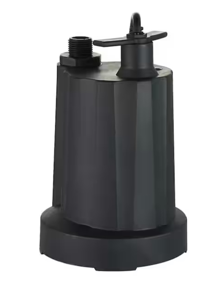 LEO 1/3 HP Submersible Plastic Utility Pump