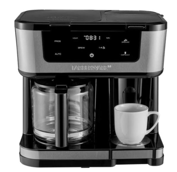 FABERWARE DUAL BREW COFFE MAKER, 9.24 x 13.54 x 13.82 Inches