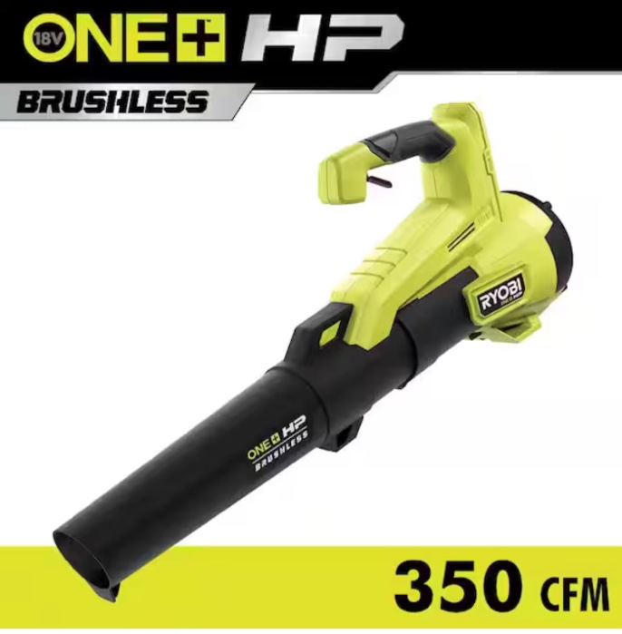 ONE+ HP 18V Brushless 110 MPH 350 CFM Cordless Variable-Speed Jet Fan Leaf Blower (Tool Only)