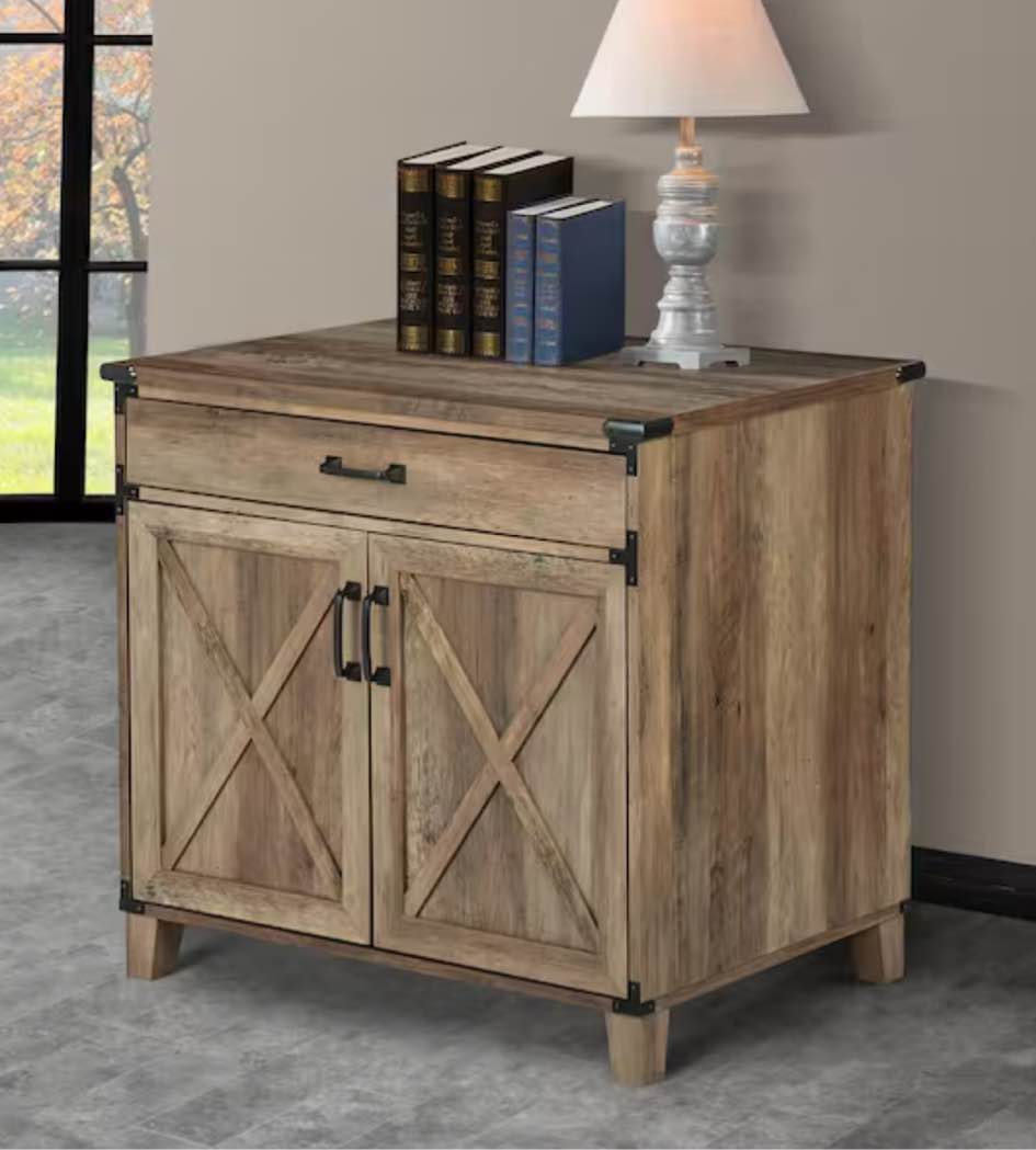  Oxford Rustic Wood Accent Credenza