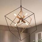 Gold Geometrical chandelier