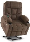 Brown Cloth Recliner