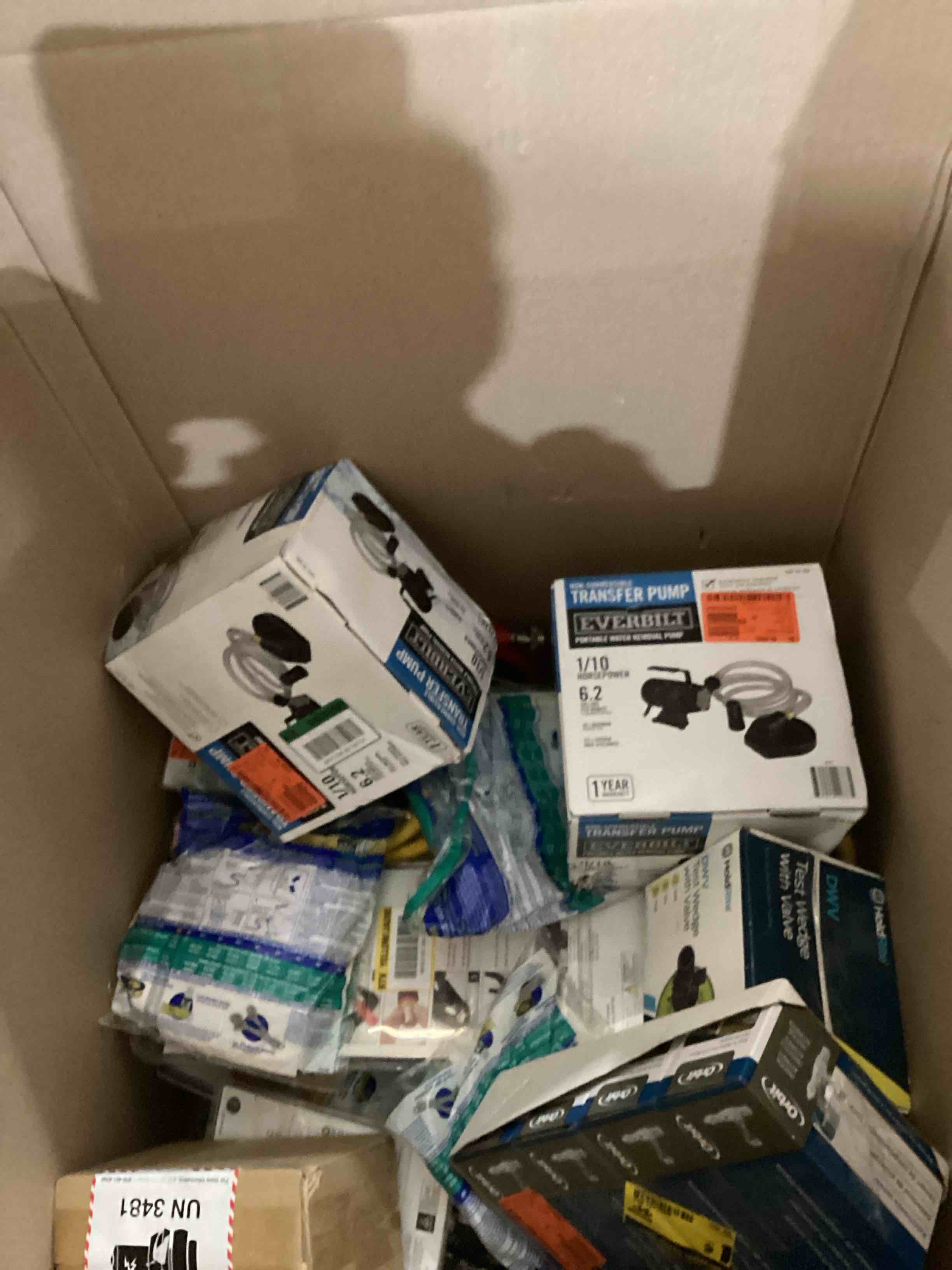 Assortment of Tools, Hoses and Fittings