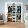 ClosetMaid BrightWood 4-ft to 9-ft W x 6.85-ft H White Solid Shelving Wood Closet System