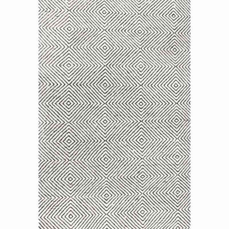 nuLOOM Ago Geometric Wool Area Rug. 7 foot 6 inches x 9 foot 6 inches