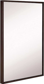  Black Wall Mirror Square