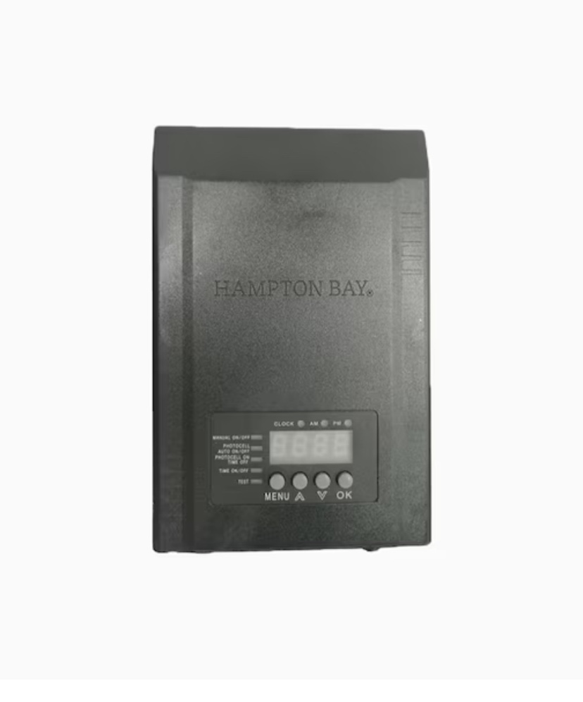 Hampton Bay Low-Voltage 120-Watt Landscape Lighting Transformer with Dusk to Dawn Sensor