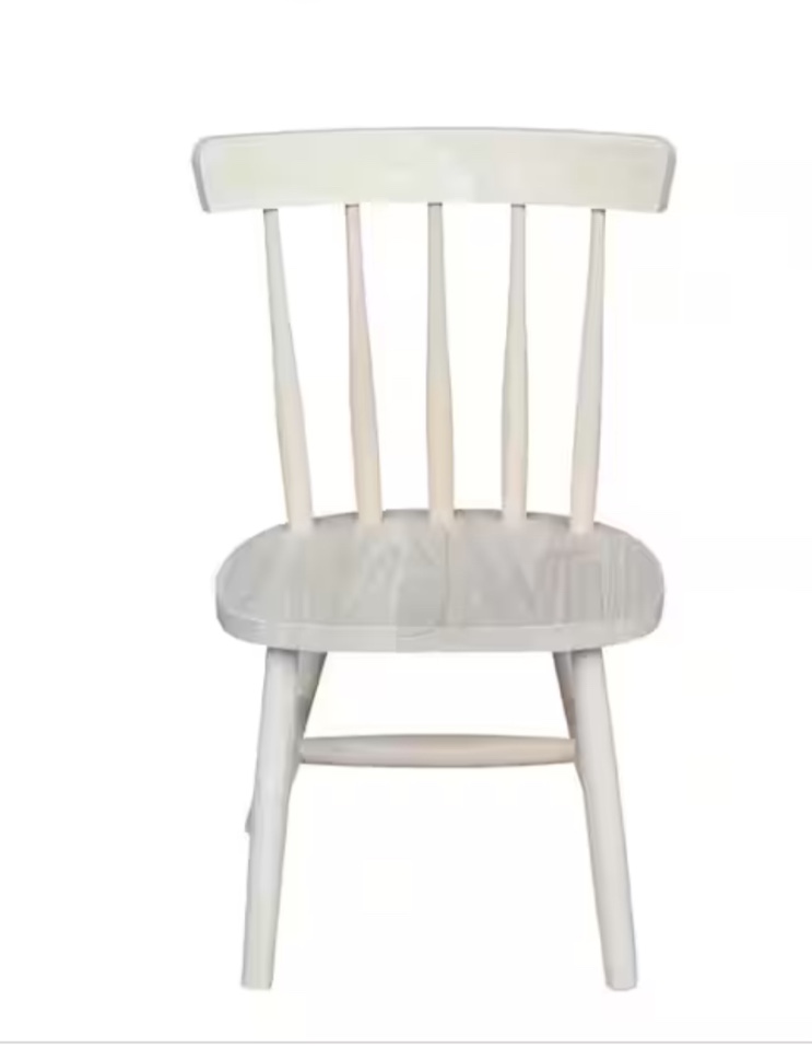International Concepts Unfinished Wood Kids Chair (Set of 2)
