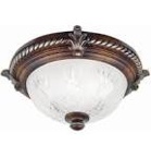 15 in 2 Light Flush Mount Bercello Estates