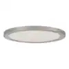 Commercial Electric 15 in. Brushed Nickel New Ultra-Low Profile Integrated LED Flush Mount 5CCT (2-Pack