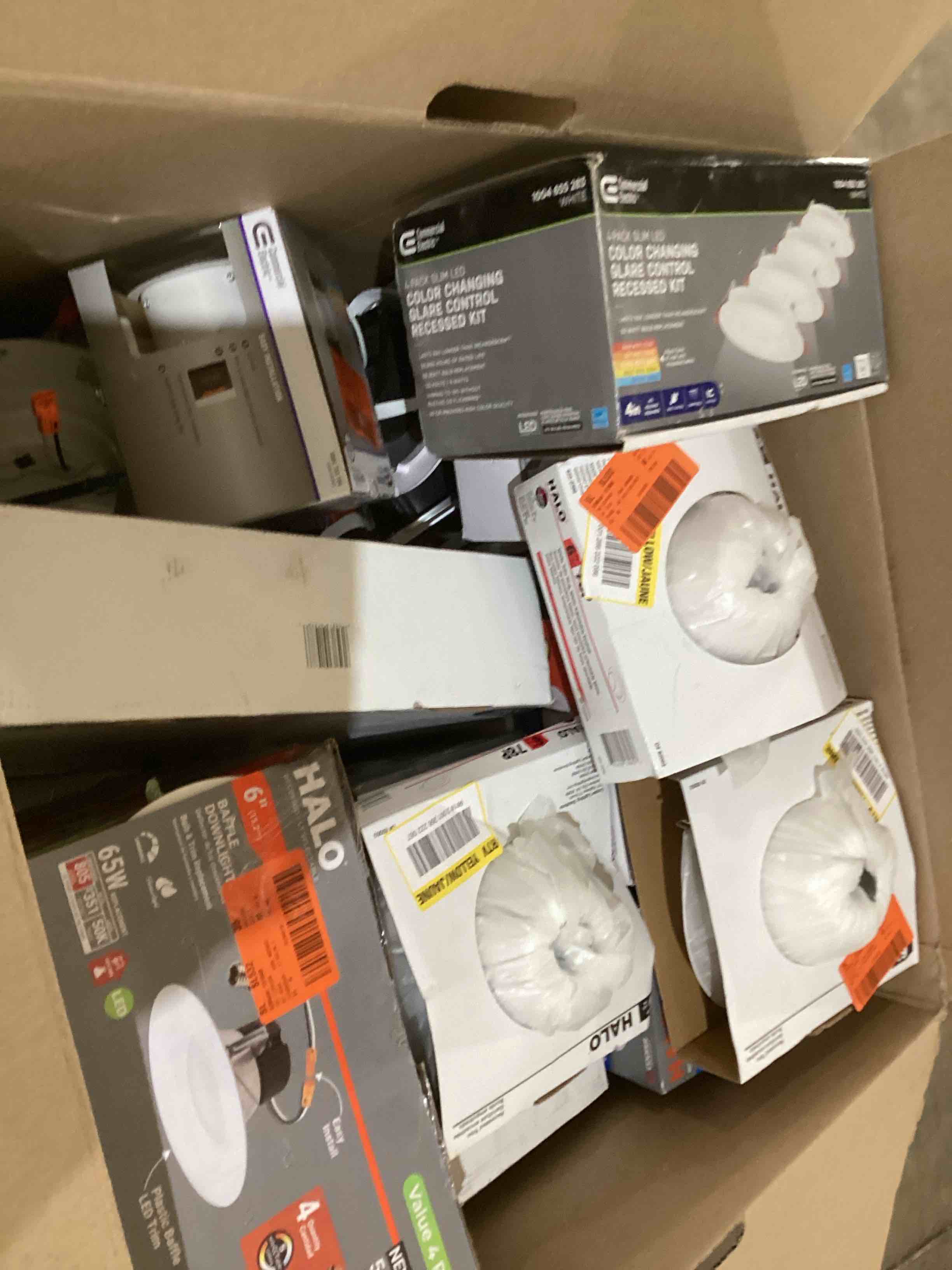 Assortment of Miscellaneous Recessed Lights