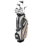 Wilson Luxe Right Hand Womens Complete Golf Set - Cart