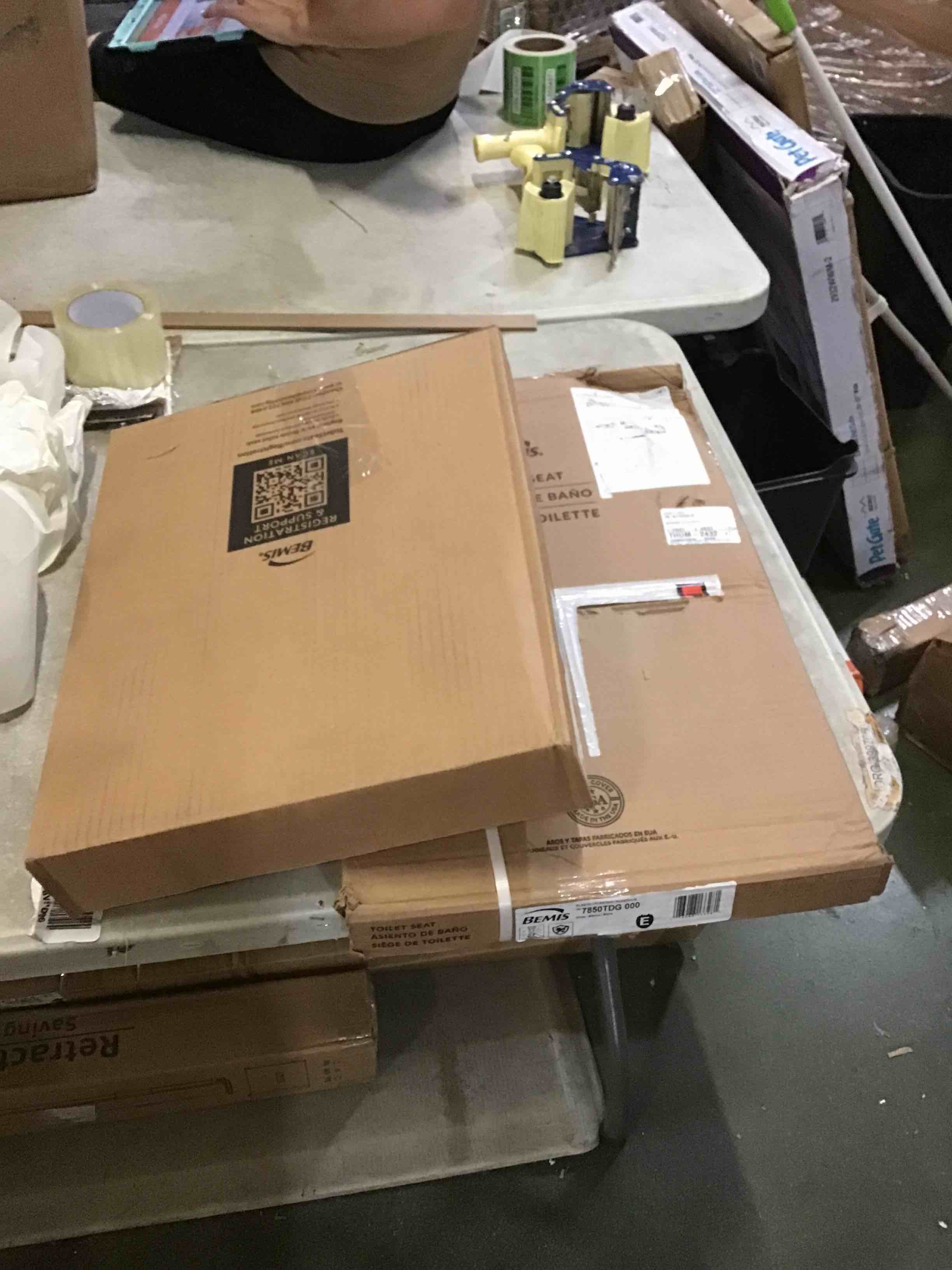 assorted toilet seats 