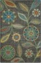 Maples Rugs Reggie Floral Kitchen Rugs Non Skid Washable Accent Area Carpet [Made in USA], Multi, 1'8" x 2'10"